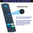 thumbnail image 4 of For Amazon Fire TV Stick 3rd Gen Plastic Smart TV Remote Control with Voice Control TV Controller for Amazon Fire TV Stick Gen 3, 4 of 4
