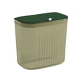 thumbnail image 2 of XYAIYT Versatile Plastic Laundry Basket with Lid and Ventilation Holes for Efficient Clothes Storage Suitable for Bathroom Use and Small Spaces Long Lasting Transparent Design 9.64x8.26x5.9in, 2 of 6