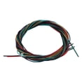 thumbnail image 4 of 6 Pcs Cordes de Guitare Classique en Nylon Multicolore avec 21 Pcs Largeur 2.2mm Ensemble de Cordes en Laiton pour Remplacement de Cordes de Guitare Classique, 4 of 5
