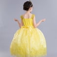 thumbnail image 4 of Robe Princess Belle Robe Bouffante à Étages Fête de Noël Déguisement Fantaisie pour Petite Fille, 4 of 6