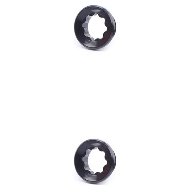 fastboy RISK M20 Stable Bottom Bracket Bolts Rustproof Chainwheel Cranks Cover Hollow Lid Crankset Fixing Screw Biking Accessories Black Crank Cover 2Set