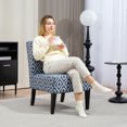 thumbnail image 2 of HOMCOM Chaise d'Appoint pour Salon avec Pieds en Bois Gris, 2 of 10