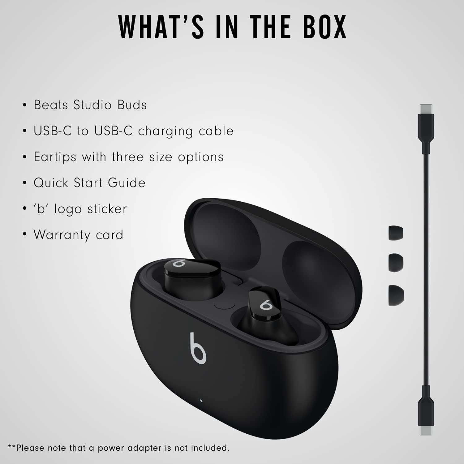 Beats Studio Buds Black(New-Open-Box) - Walmart.ca