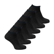Men's 100% Cotton Ankle Socks | Sock Snob | Breathable No Show Soft Invisible Trainer Socks