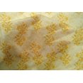 thumbnail image 4 of oneOone Cotton Silk Fabric Leaves & Floral Block Printed Craft Fabric BTY 42 Inch Wide, 4 of 4