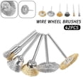 thumbnail image 3 of 42Pcs/Set Brass Copper Steel Wire Brush Polishing Wheels For Rotary Tools, 3 of 9