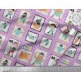 thumbnail image 3 of Soimoi Polyester Crepe Fabric Penguin Ocean Print Fabric by The Yard 42 Inch Wide, 3 of 3