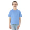 thumbnail image 1 of Jerzees Youth DRI-POWER Active Short Sleeve Crew T-Shirt, L, Light Blue, 1 of 2