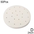 thumbnail image 1 of Papier Vapeur Jetable avec Trous Tapis Vapeur Rond Papier Chignon Silicone< C4E8, 1 of 9