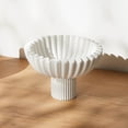 thumbnail image 2 of Bol Décoratif Plissé Blanc Anko, 2 of 5