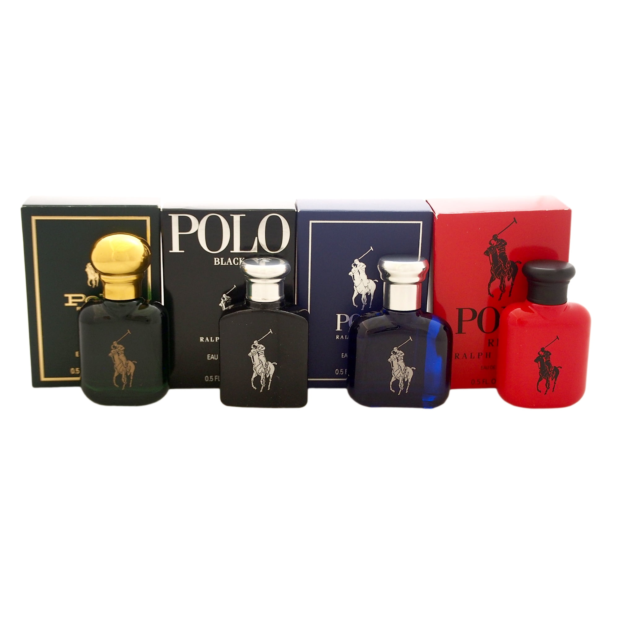 Polo Variety by Ralph Lauren for Men - 4 Pc Mini Gift Set 0.5oz