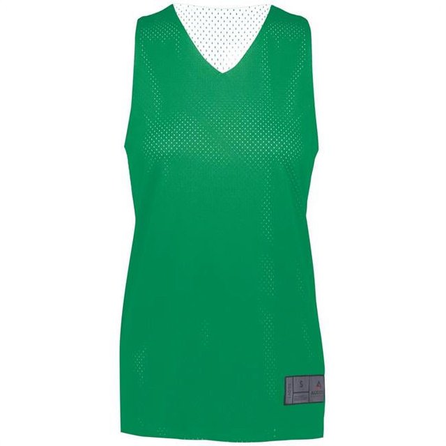 ASI 163.340.L Jersey 2.0 Réversible en Maille Tricotée pour Femmes, Kelly et Blanc - Grand