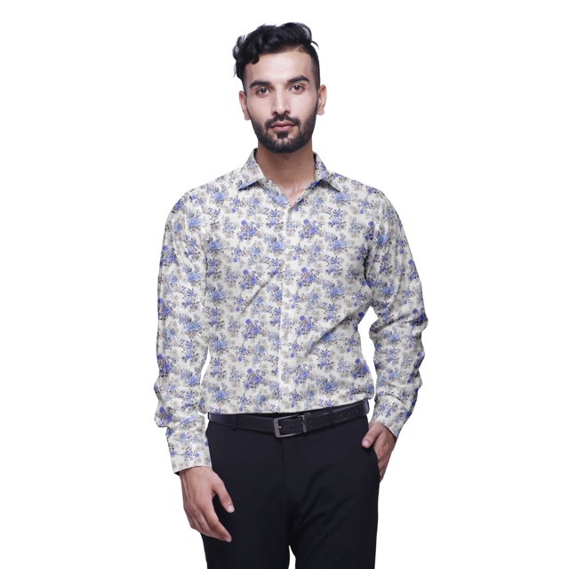 BESTMAN Printed ShirtsFor Men ShirtsCotton Button DownShirtsLong Sleeve