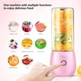 thumbnail image 4 of Birdeem Baby Food Blender, Portable Blenders, Personal Size Juicer Cup for Shakes, Baby Food Mixing Machine,Usb Rechargeable with Six Slices, for Sports Travel and Outdoors, 4 of 7