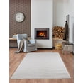 thumbnail image 2 of Ladole Rugs Solid Color Shaggy Meknes Durable Beautiful Turkish Indoor Big Runner Rug in Ivory 2'7" x 9'10", 2 of 4