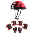 thumbnail image 1 of Kids Helmet and Knee Pad Set 7Pcs/Set Childrens Skating Protective Gear Children Kids Helmet Knee, 1 of 3