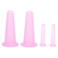 thumbnail image 3 of Cups Cupping Silicone, Small Compact Convenient Practical Massage Therapy Supplies  For Indoor For Home For Beauty Salon Pink, 3 of 8