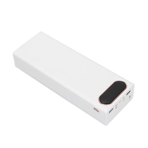 Portable Charger, Large Capacity Wide Application 10W Accurate  Battery Holder With LCD Display For Mobile Phone White
