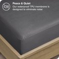 thumbnail image 4 of Bare Home Mattress Protector - Waterproof - Vinyl Free - Hypoallergenic - Queen, Gray, 4 of 8