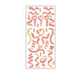 thumbnail image 1 of PEONAVET Decorative Stickers Ribbon Colorful Stickers Diy Photo Decoration Stickers Pvc Stickers, 1 of 1