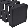 thumbnail image 3 of Black Square Umbrella Stand Storage Holder Walking Stick Steel 48.5 cm, 3 of 4