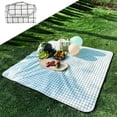 thumbnail image 1 of SuoKom Tapis de Plage en Tissu Coupe-Vent 78X78 Pouces pour Pique-Nique Tapis d'Extérieur Camping Étanche et Anti-Humidité Tapis de Plage Portable Léger et Pliable Tapis de Camping et de Pique-Nique d'Extérieur, 1 of 8