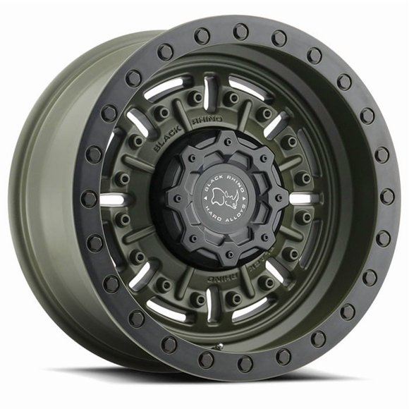 Black Rhino Wheels Wheel 1895ABR-85127N71 Abrams; 18 Inch Diameter x 9.5 Inch Width; 5 x 127 Millimeter/5 x 5.00 Inch Bolt Pattern; 60 Degree Conical Seat Lug; -18 Millimeter Offset