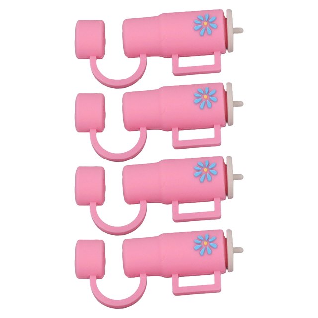 Decorative Dustproof Splashproof Reusable Party Shopping Travel Camping Straw Cover Straw Covers