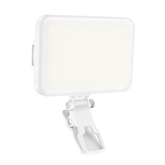 funtasica 60 LED Portable Light Fill Light Lamp Selfie Light for Computers Phones Vlog white