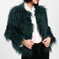 thumbnail image 3 of LSLJS Mode Femme Faux Court Col en V Uni Manteau à Manches Longues Polyvalent Haut Haut de Gamme, 3 of 7