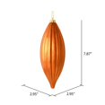 thumbnail image 3 of Vickerman M183288S 8 in. Copper Shiny Line Finial Ornament  4 per Bag, 3 of 3