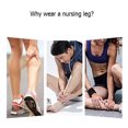 thumbnail image 4 of Unisex Sports Leg Protection Breathable Pressure Sleeve Running Football Basketball Warm Knee Socks White L, 4 of 8