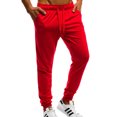 thumbnail image 2 of Innerwin Pantalon à Cordon pour Hommes Bas Sport Taille Haute Pantalon Décontracté Rouge G, 2 of 7