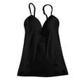 thumbnail image 1 of Camisole à Bretelles Spaghetti pour Femme, Douce, Respirante, Taille g, Noir, G, 1 of 8