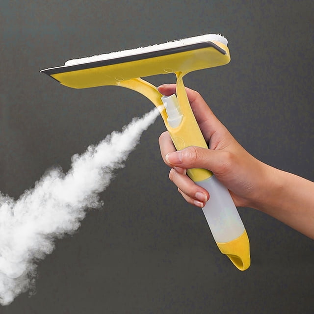 Cleaning Brush for Glass Cleaning Advanced Water Spray Glass Scraper for Bathroom and Windows Multifunctional Home Cleaning Tool