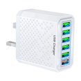 thumbnail image 1 of 6 Ports USB Charger 3.1A Fast Charger 6 in 1 Multi Charger US Plug Charger Adapter, 1 of 7
