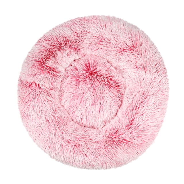 TopLLC Gradient Color Comfortable Plush Kennel Dogs Pet Litter Deep Sleep PV Litter Sleeping Bed 40cm