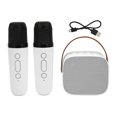 thumbnail image 2 of Mini Karaoke Machine, Portable BT Karaoke Speaker With 2 Microphone, Multiple Connections, For Family Party Meeting Singing, 2 of 8