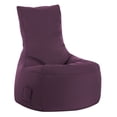 thumbnail image 1 of Gouchee Home Swing Brava Purple Bean Bag Chair – Water-Repellent Fabric with Polystyrene Bead Filling, Suitable for Adults and Teens, Lightweight & Portable Seating for Bedroom, Dorm or Living Room, 1 of 8