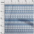 thumbnail image 1 of oneOone Cotton Cambric Blue Fabric Aztec Tribal Craft Projects Decor Fabric Printed By The Yard 56 Inch Wide, 1 of 1