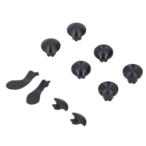 Metal Thumbsticks for Edge Wirelesss Controller, Analog Grips Stick Thumbsticks, Stainless Steel Replacement Joystick Thumb Sticks Buttons with Paddles, Metal Thumbsticks and