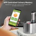 thumbnail image 2 of KitchenBoss WiFi Sous Vide Cooker: 1100 Watts Thermal Immersion Circulator Cookers, Smart Slow Cooker App Included, Souvie KitchenBoss Cooking Machine (Silver), 2 of 8