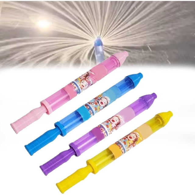 Romantic Firework Style Water Spray Toy for Couples, Firework Water Gun Squirter Firework, High Pressure Pull-Out Sprinkler Spray Toys for Bathing, Pool, Party Entertainment (4pcs)