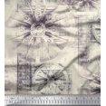 thumbnail image 1 of Soimoi Modal Satin Fabric Elephant & Wheel Panel Print Fabric by Yard 42 Inch Wide, 1 of 3