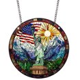 thumbnail image 4 of Independence Day Decorations Independence Day Celebration Acrylic Painted Window Decoration Hanging Decoration Wall Decoration Craft Hanging Decoration Home Decoration, 4 of 5