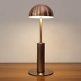 thumbnail image 2 of Dimmable Table Lamp Bar Decor Dimmable Touch Switch Light Study Lights Portable Night Touch Switch Battery Desk Bedside Mushroom Bronze, 2 of 7