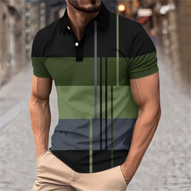 Weiqiqre T-Shirts Chemises pour Hommes T-Shirt à Manches Courtes à Blocs de Couleur Col Rond Chandail Décontracté Basique Chemises