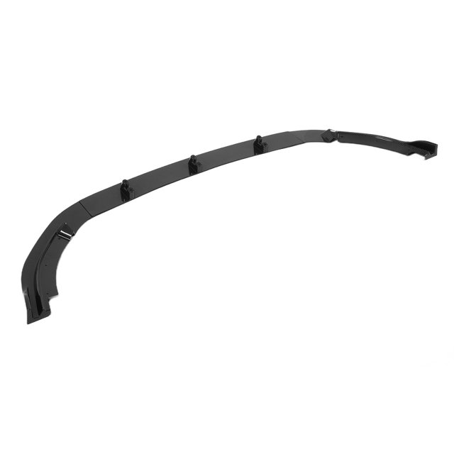 Bumper Diffuser, 3 Sections Improve Vehicle Stability Front Bumper Lip Durable For Car Replacement For MK6 GTD 2009-2013 Aspect Fibre De Carbone