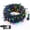 Multicolour, variant on NITIDSKY 100 LED Plug in Christmas Lights Green Wire Twinkle Christmas Tree Lights,33ft,Warm White