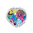thumbnail image 1 of Graffiti Culture de Rue Monstre Coloré Miroir de Voyage Grossissant Portable de Poche Maquillage, 1 of 3